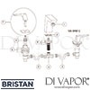 Bristan Sail 3 Hole Bath Filler Spares